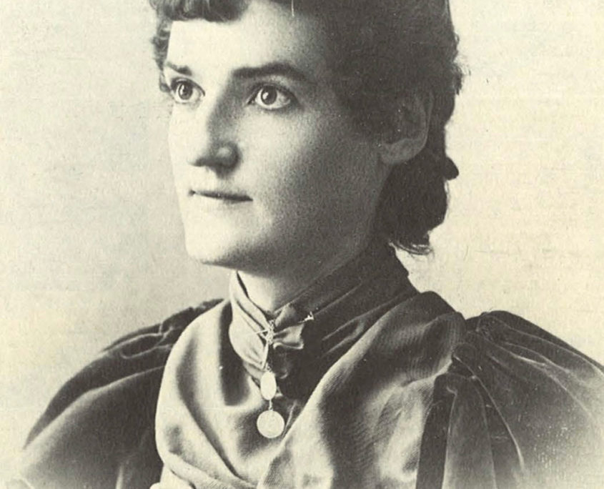 A young Frances Buell Olson, circa 1890.