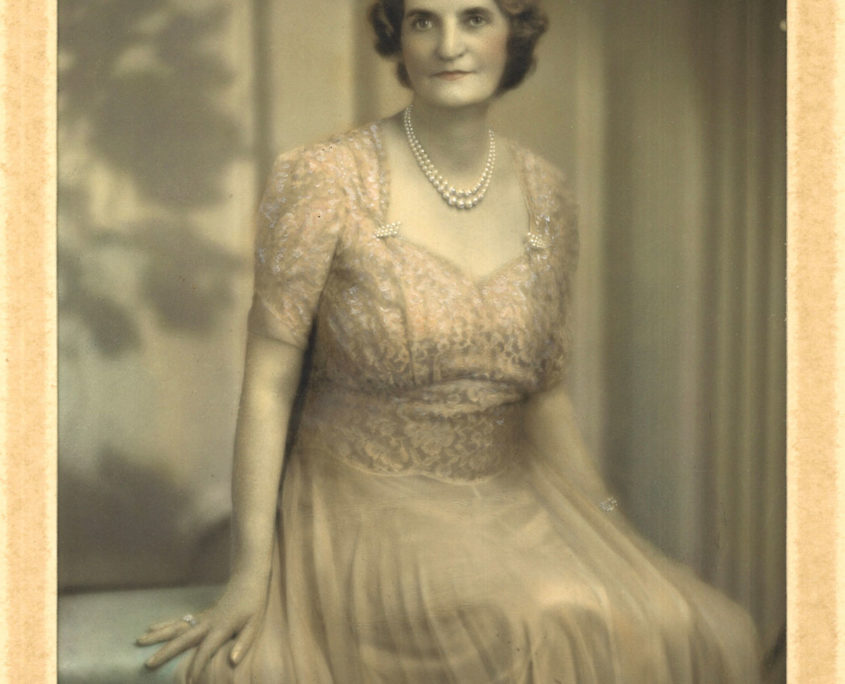 Pastel portrait of Olson done in 1938.