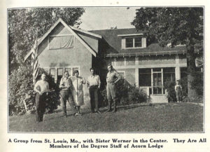 Group of adult campers.