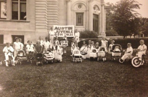 Austin, MN club #31. Photo taken in 1950 during club pageant.