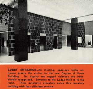 Photos of the Degree of Honor Building's interior, taken in 1961.