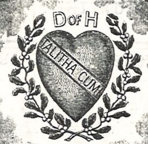 Early official Degree of Honor emblem.