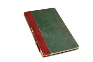 Lodge Secretary's book, used to record lodge meeting minutes. This book is from