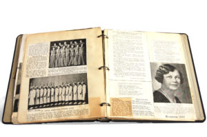 Scrapbook compiled by Degree of Honor member between 1920-1930.